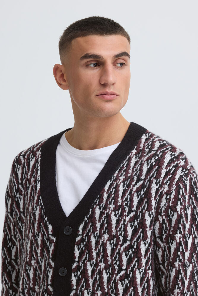 Cardigan Borgogna Solid