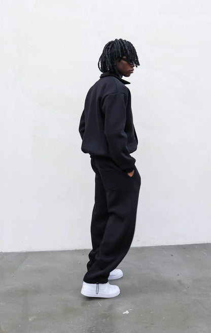 Coordinato Tuta Full Black Oversize