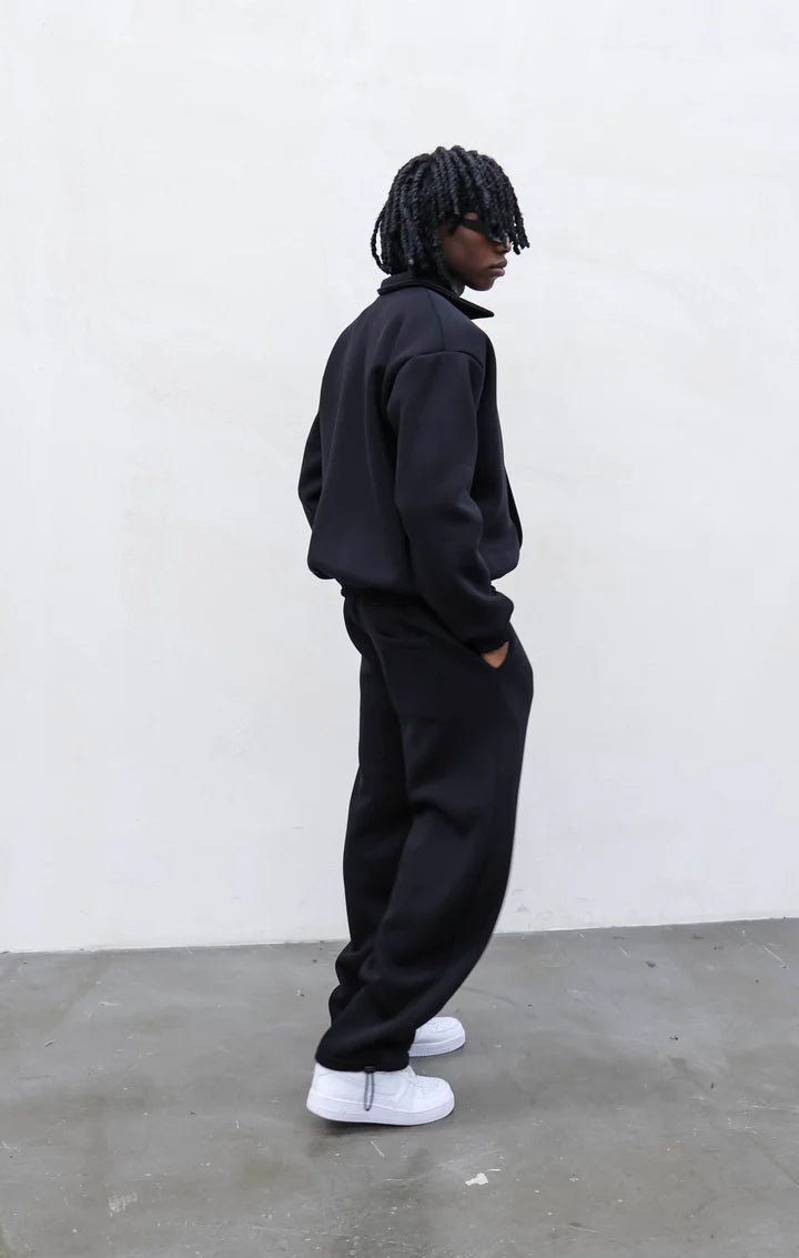 Coordinato Tuta Full Black Oversize