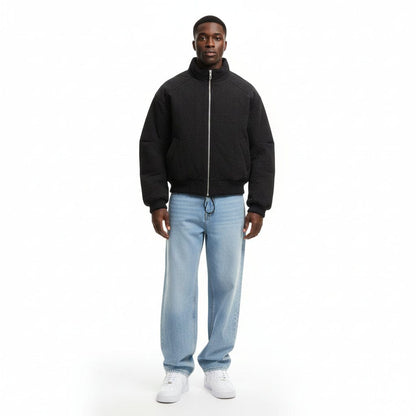 Bomber Streetwear Nero - Stile e Comfort