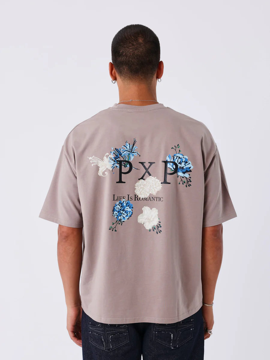 T-shirt Grafico Rosa PXP Tortora