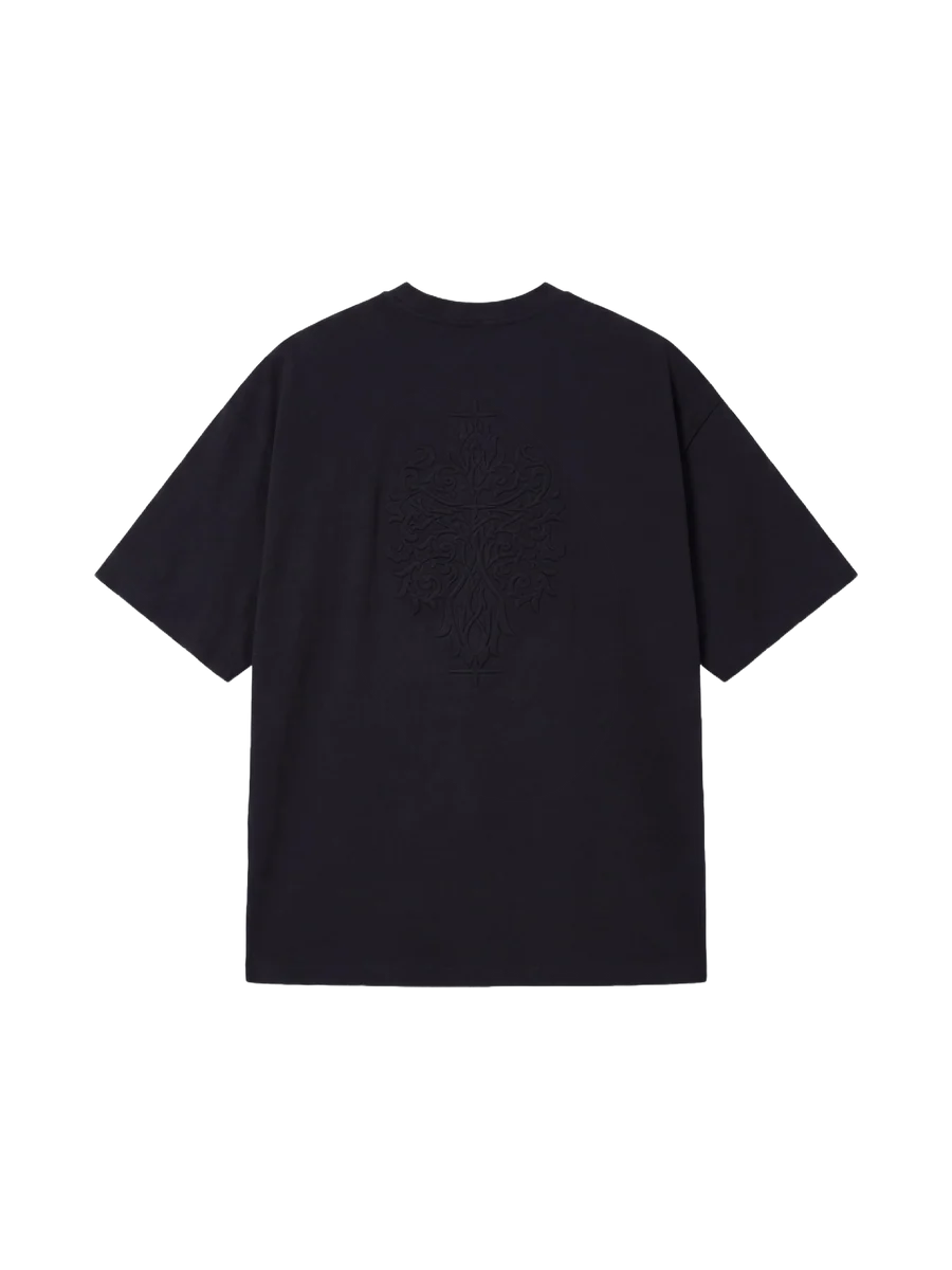 T-shirt PXP con motivo in rilievo Nera