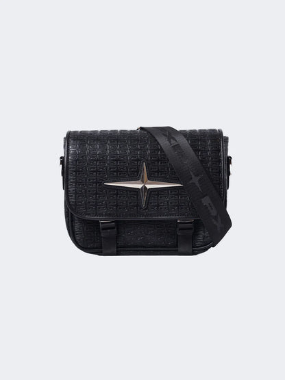 Borsa Crossbody PXP monogramma nera