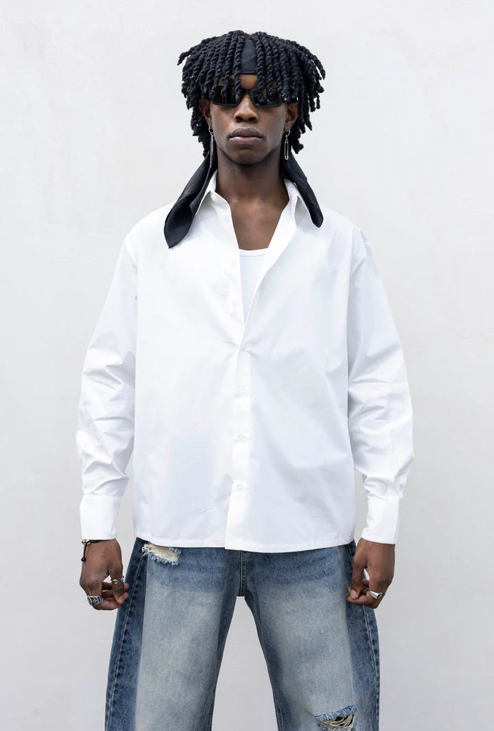 Camicia Cuff Minimal Bianca