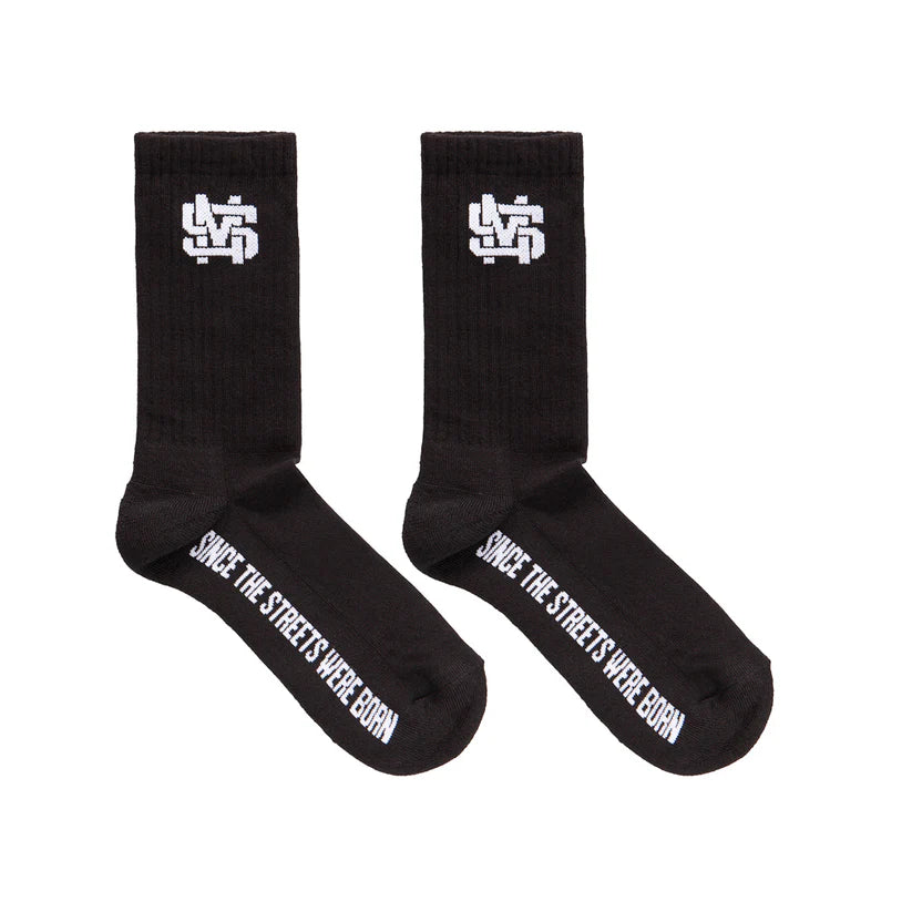 Calze 5tate Of Mind " MONOGRAM " Socks Black