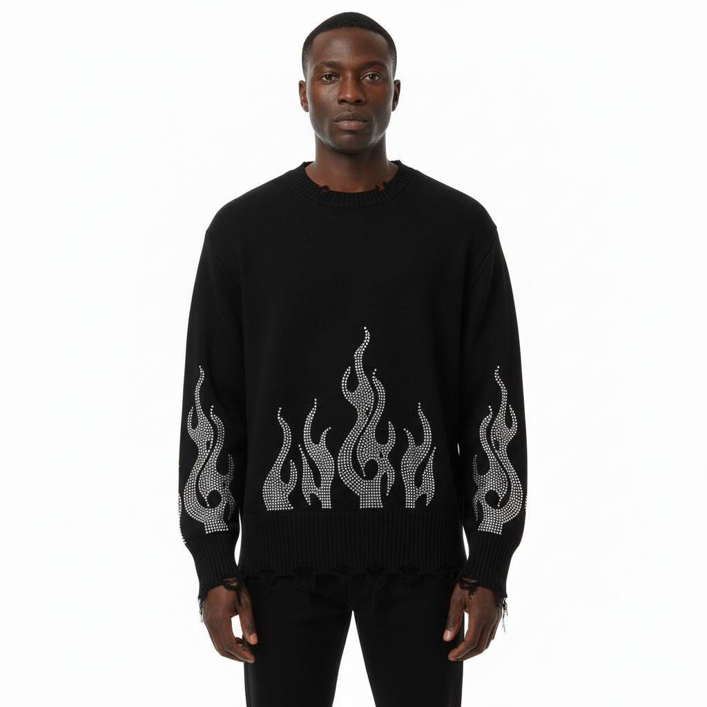 Maglione Flame Nero