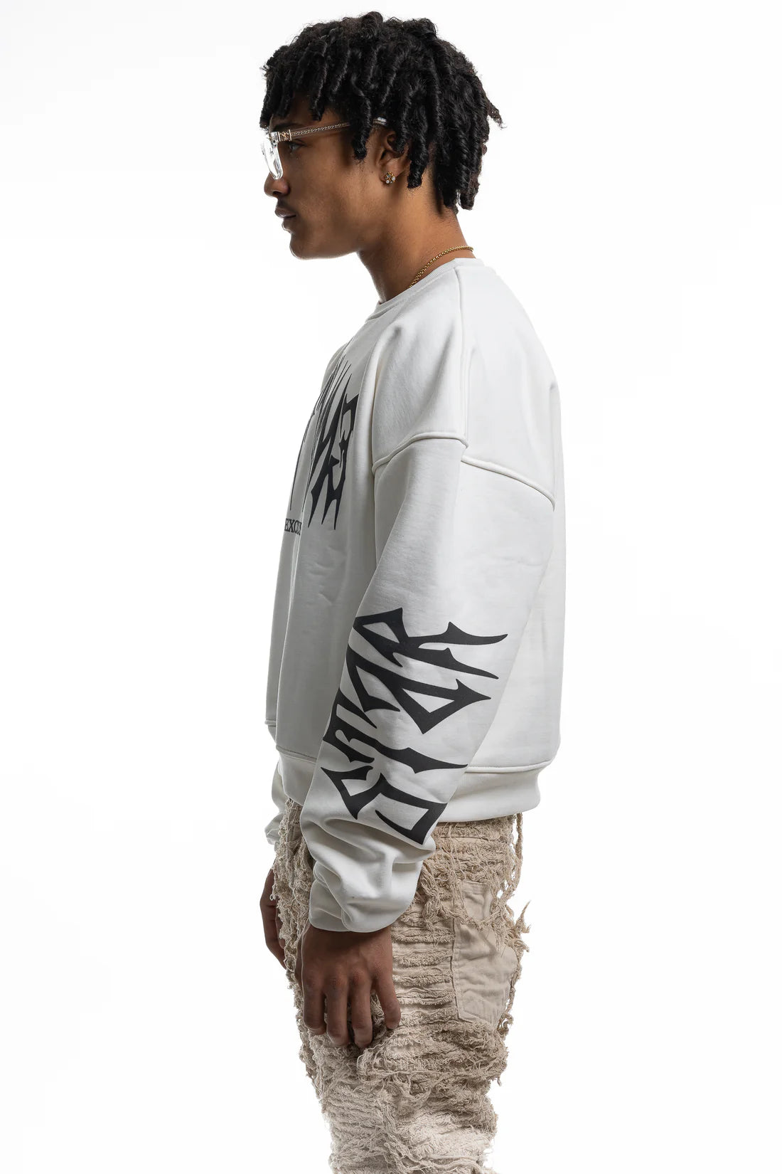 Effemme Exclusive Lab Felpa Crewneck Star White