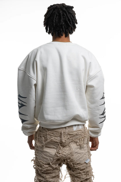 Effemme Exclusive Lab Felpa Crewneck Star White