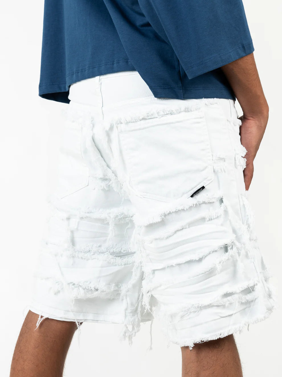 Bermuda Double Denim White  - EFFEMME EXCLUSIVE LAB