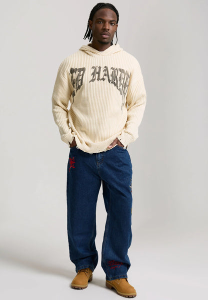 Maglione con cappuccio Ed Hardy – Tiger & Skull Graphic