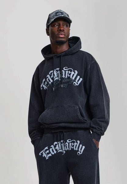 Felpa Gothic Flaming Dragon Ed Hardy