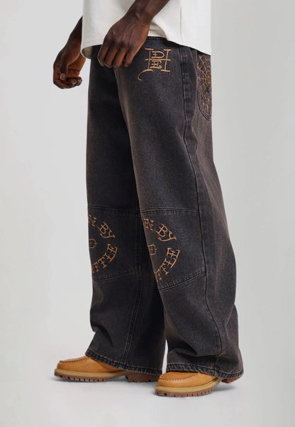 Jeans Balloon Ed Hardy marrone