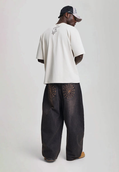 Jeans Balloon Ed Hardy marrone