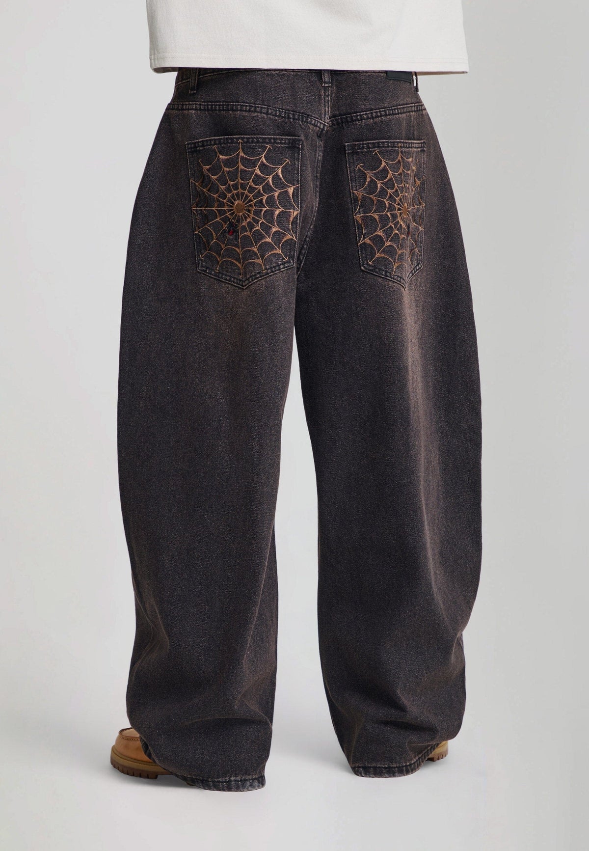 Jeans Balloon Ed Hardy marrone