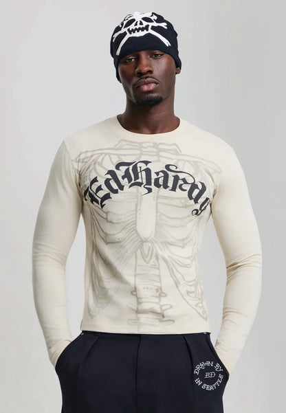 Longsleeve Gothic Skeleton Panna Ed Hardy