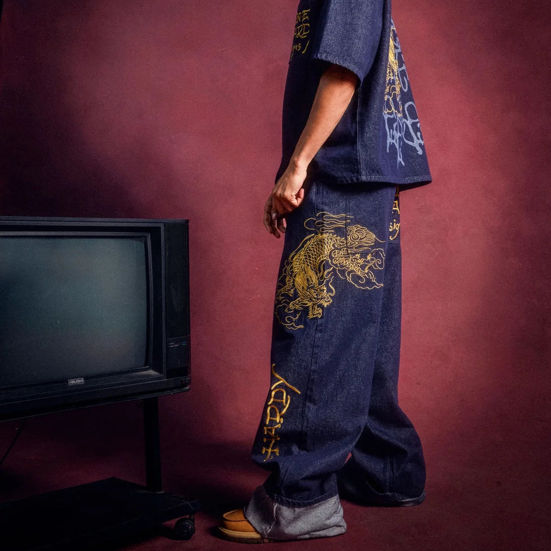 Jeans Dragon Ed Hardy