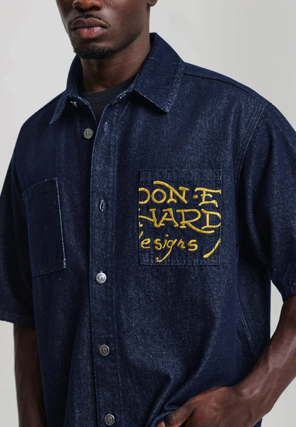 Camicia Denim Dragon Ed Hardy