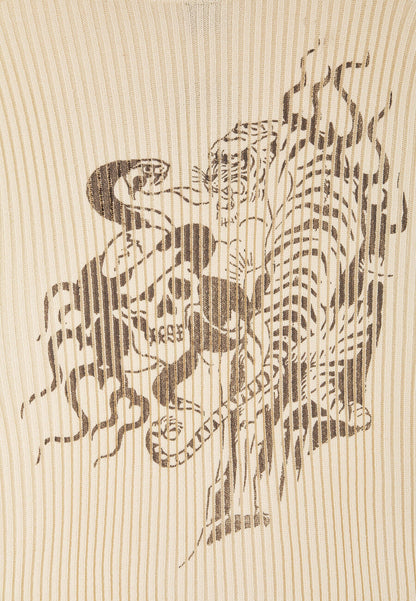 Maglione con cappuccio Ed Hardy – Tiger & Skull Graphic