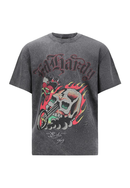 Ed Hardy Skull Out Of Hell T-Shirt