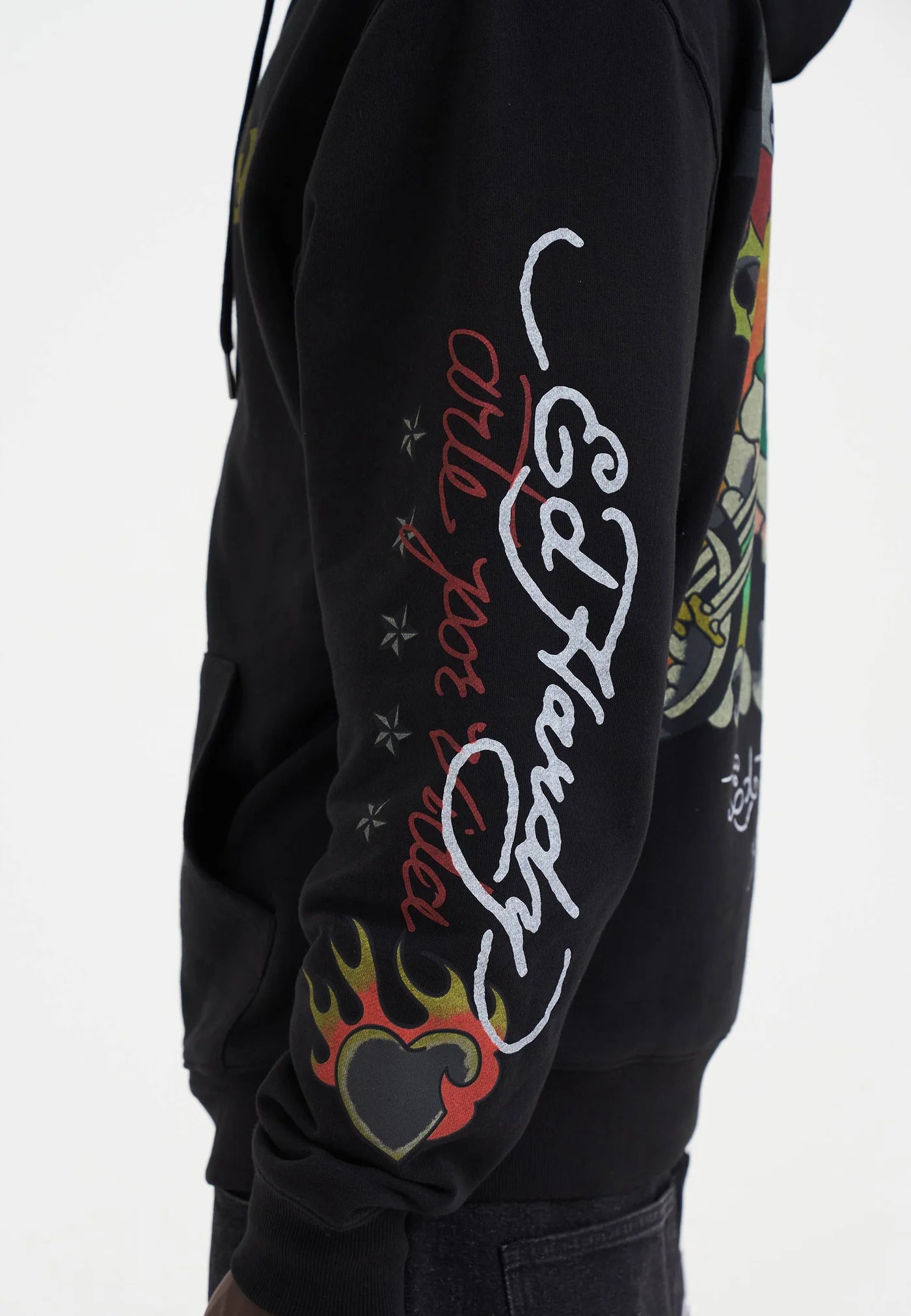 Ed Hardy Skull Out Of Hell Hoodie