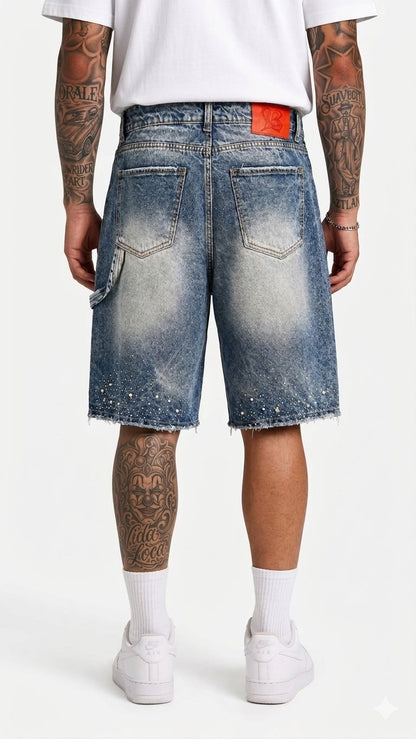 Short in denim Shimmer