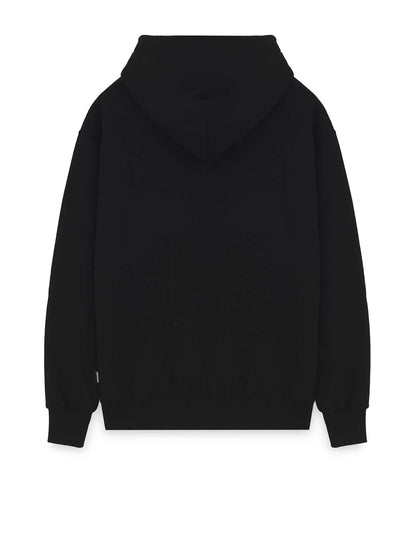 Felpa Propaganda Logo Embroidery Nera