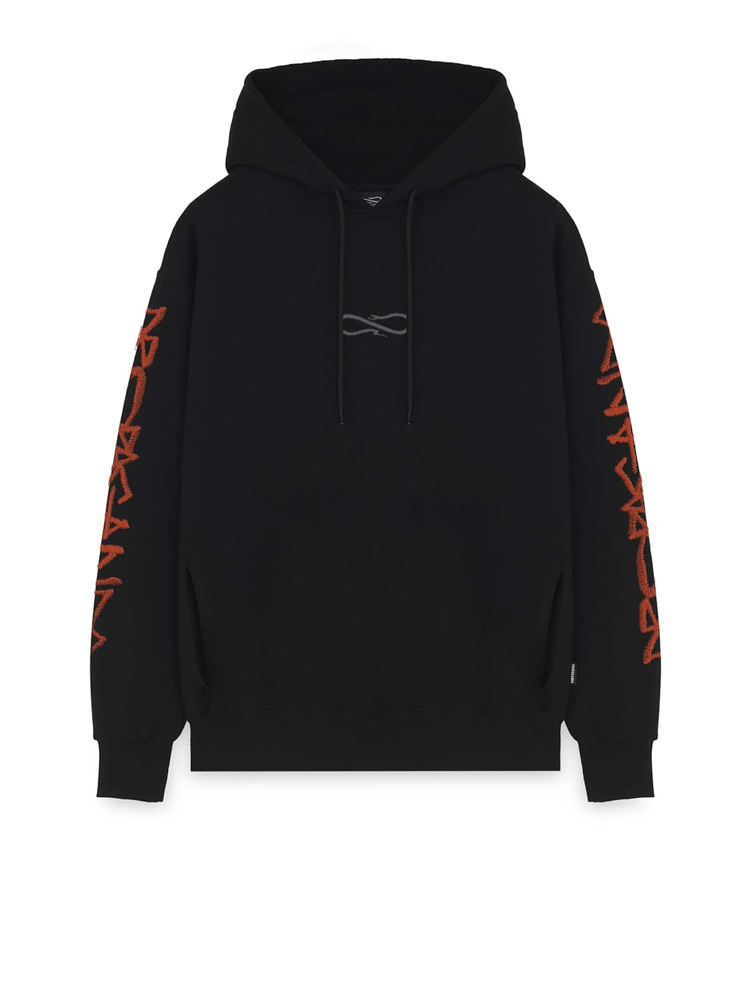 Felpa Propaganda Script Embroidery Nera