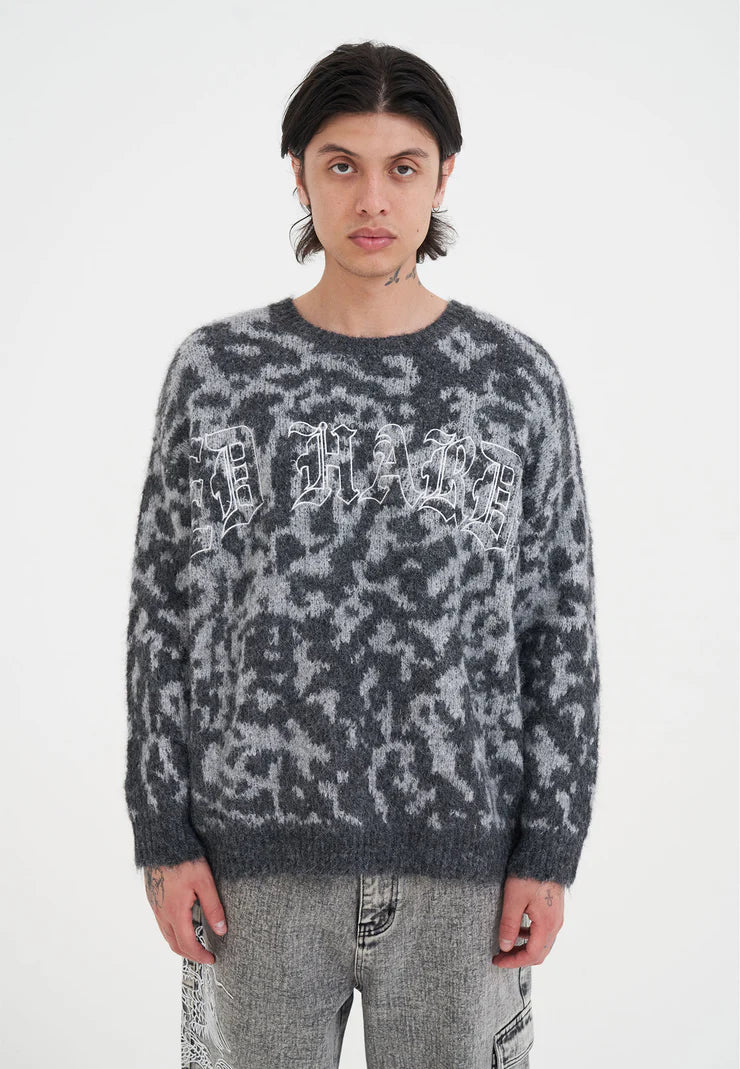 Maglione Ed Hardy Intarsia Leopard