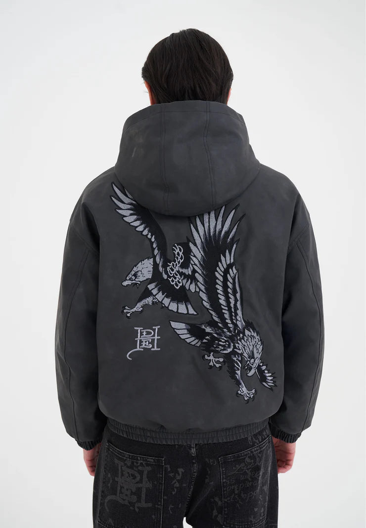 Jacket Ed Hardy in pelle
