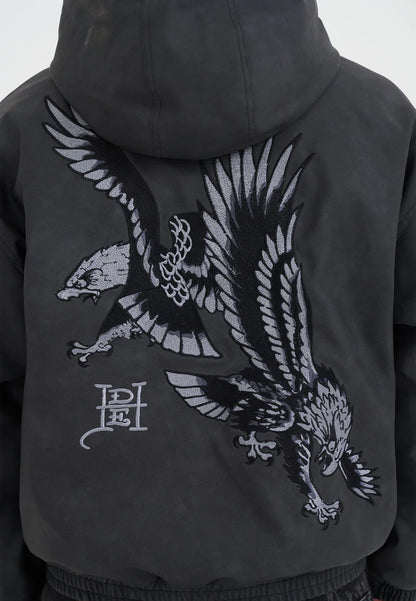 Jacket Ed Hardy in pelle