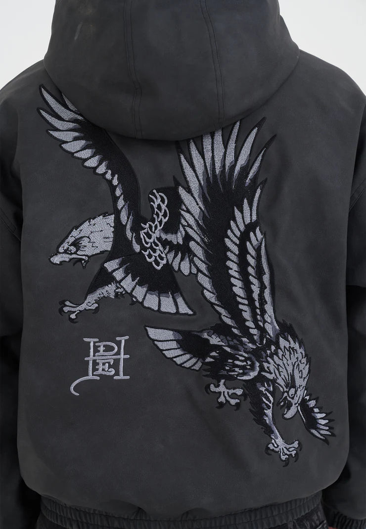 Jacket Ed Hardy in pelle