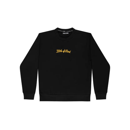 Felpa 5tate Of Mind "5OM GRFX" Gang Signs Crewneck Black