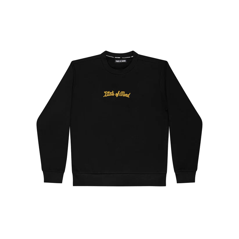 Felpa 5tate Of Mind "5OM GRFX" Gang Signs Crewneck Black