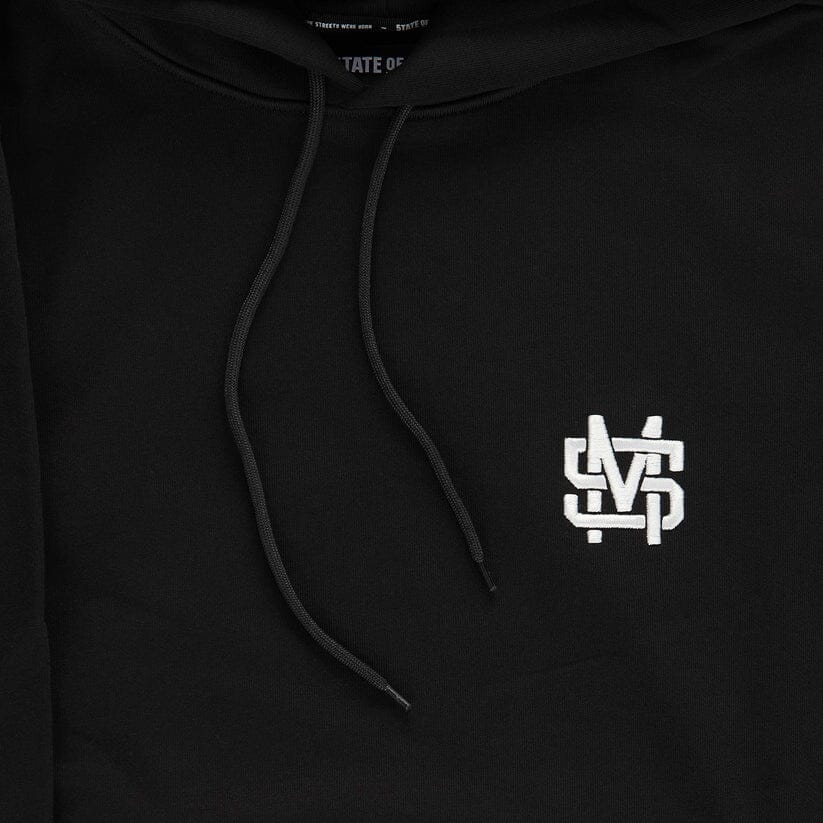 Felpa 5tate Of Mind "5OM MONOGRAM" Monogram Hoodie Black