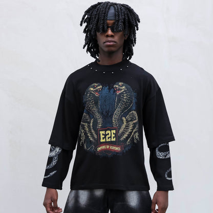 Longsleeve Nera Serpents