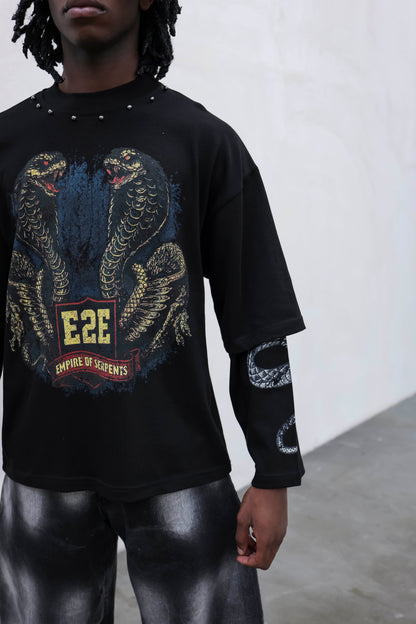 Longsleeve Nera Serpents