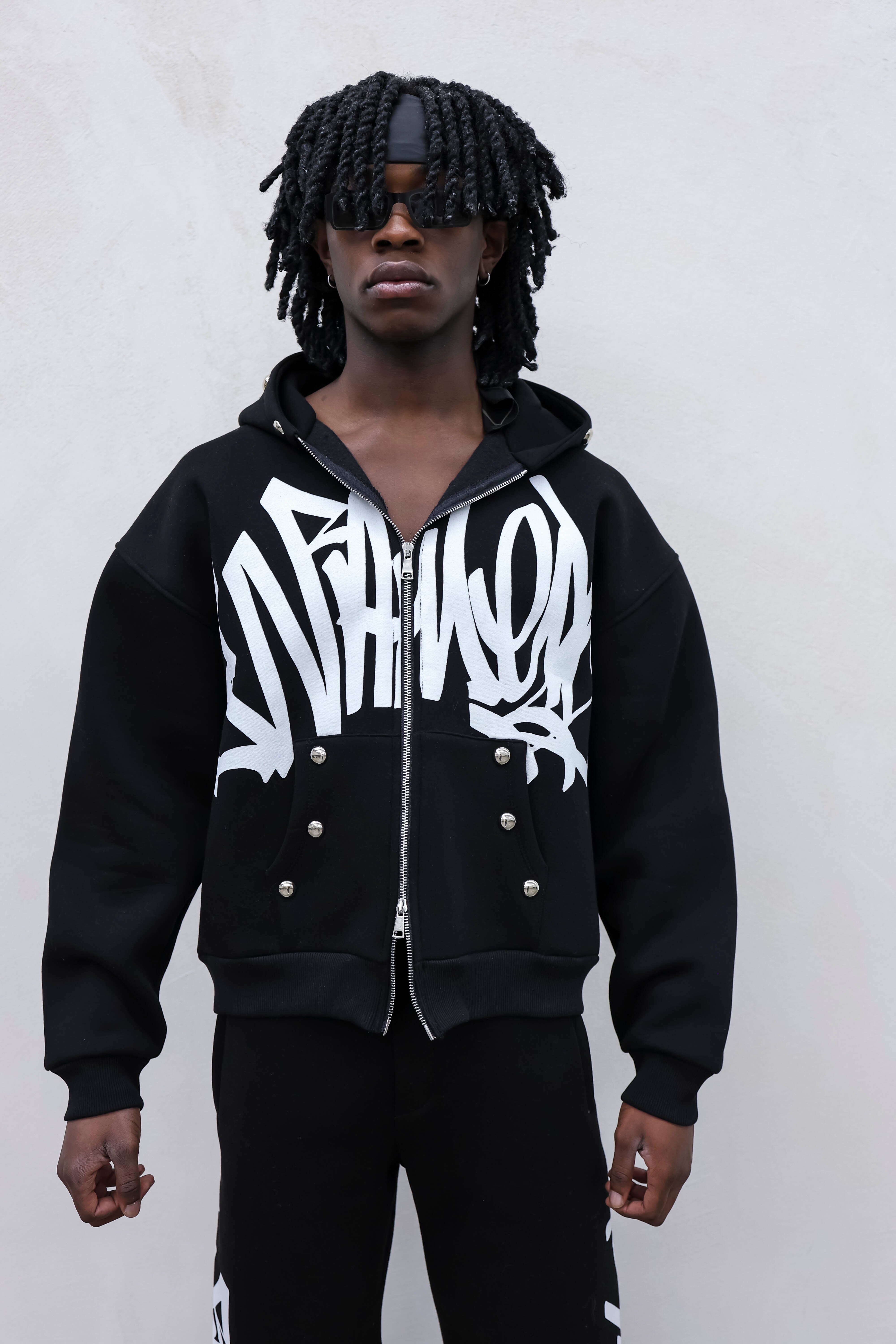 Coordinato Tuta Murales Nera