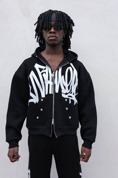 Coordinato Tuta Murales Nera