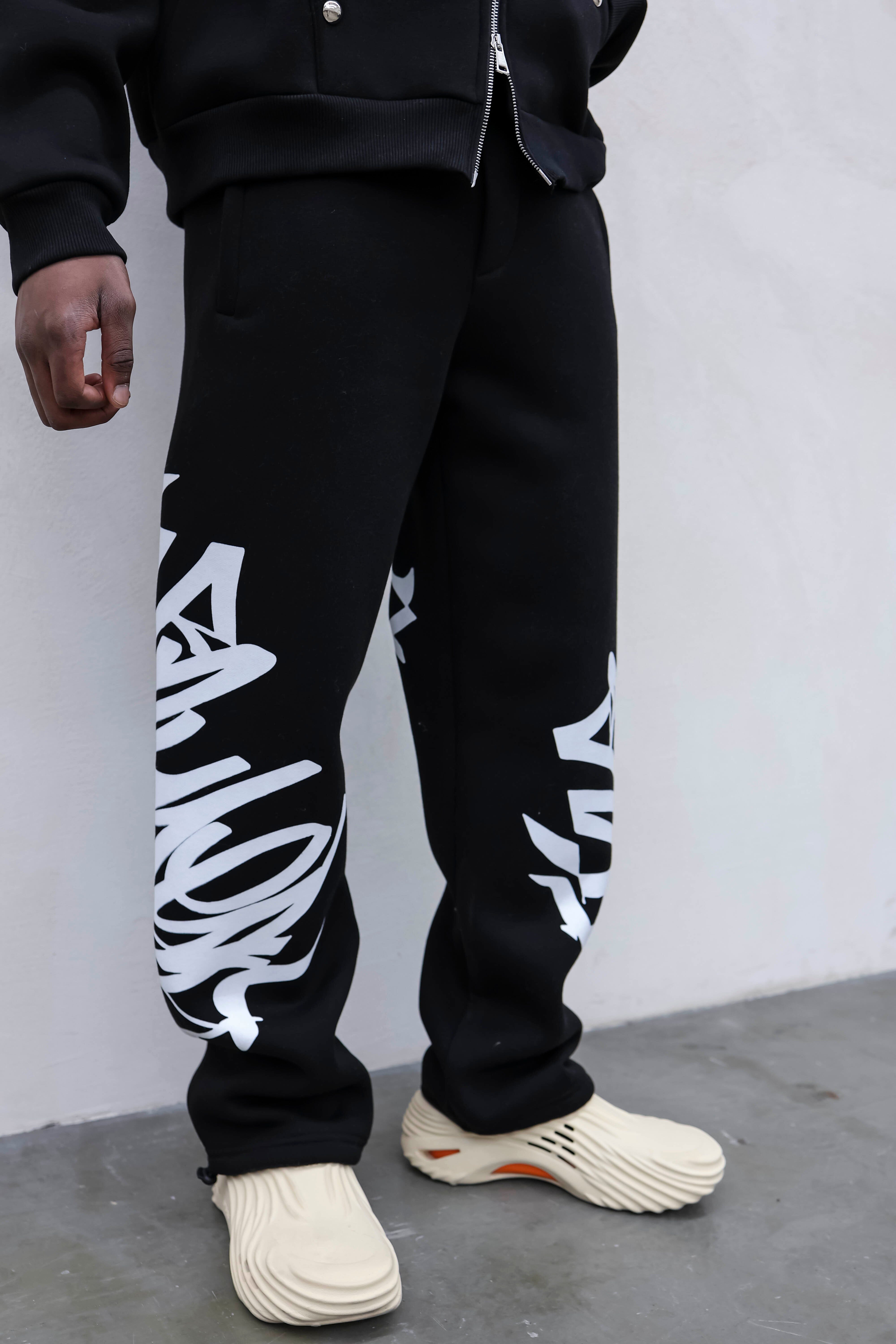 Coordinato Tuta Murales Nera