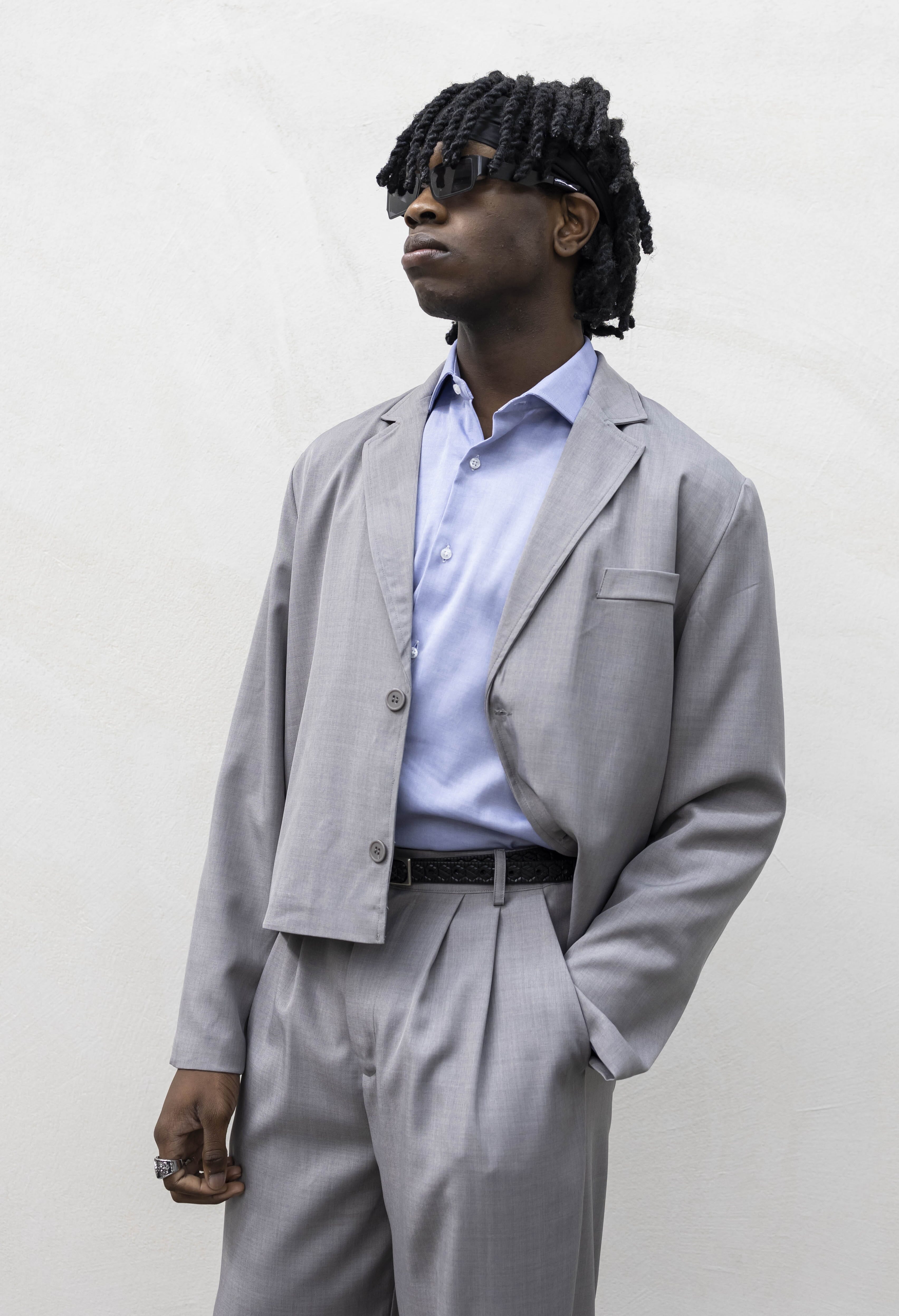 Coordinato Abito Valencia Grigio Ghiaccio