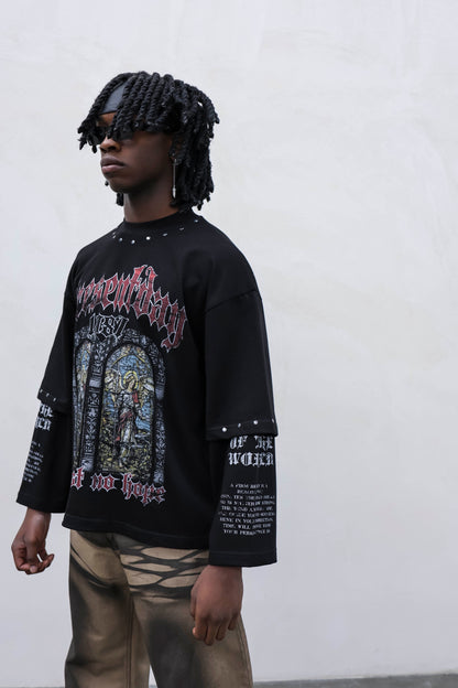 Longsleeve Street Gothic Edition Nera