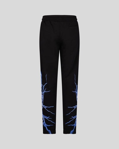 Phobia Pantalone Nero Con Fulmine Laterale Blu