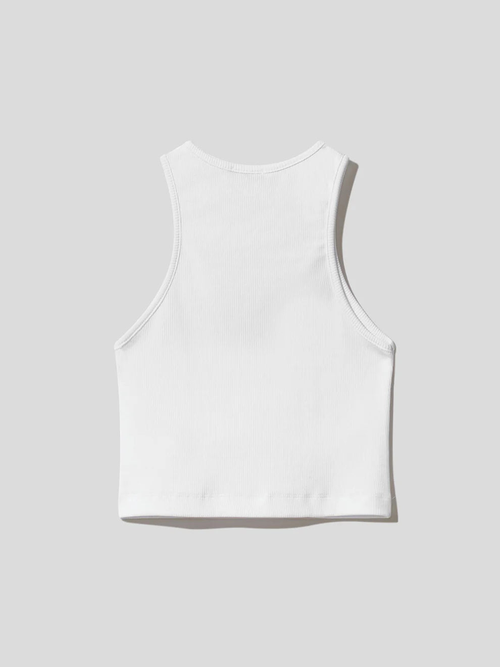 Crop Top Pharmacy  a costine bianco