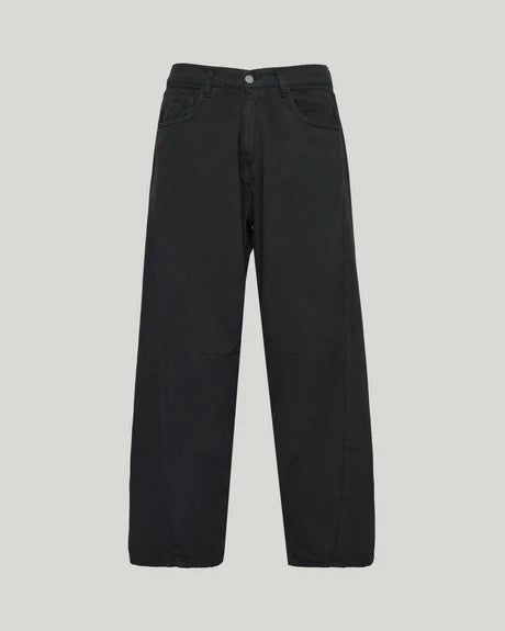 Pantalone FRWRD Baggy in denim Nero