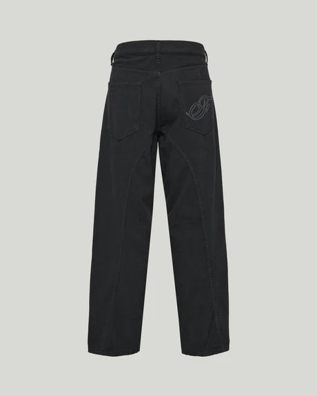 Pantalone FRWRD Baggy in denim Nero