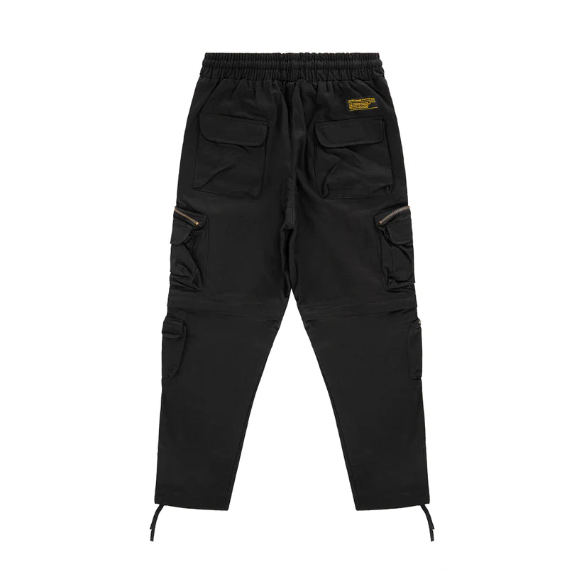 Pantaloni State Of Mind " RETROFUTURE CARGO " Modulable Cargo Pant Black