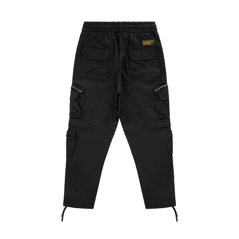 Pantalone State Of Mind " RETROFUTURE CARGO " Modulable Cargo Pant Black