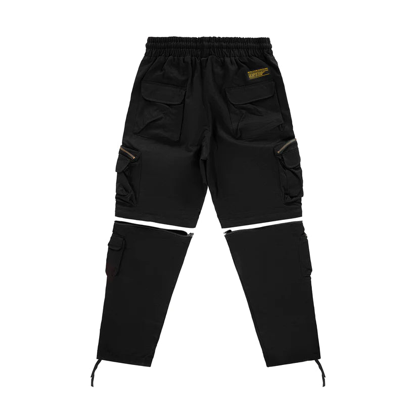 Pantaloni State Of Mind " RETROFUTURE CARGO " Modulable Cargo Pant Black