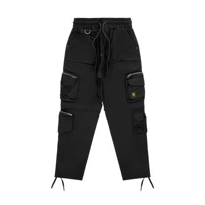 Pantalone State Of Mind " RETROFUTURE CARGO " Modulable Cargo Pant Black