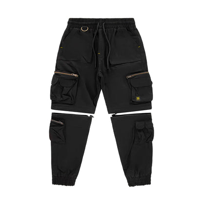 Pantalone State Of Mind " RETROFUTURE CARGO " Modulable Cargo Jogger Black